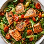 Easy One-Pot Salmon, Spinach and Lentil Salad for Dinner Bliss