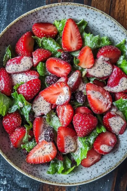Easy Strawberry Poppy Seed Salad for a Delicious Summer Meal