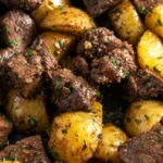 Garlic Butter Steak Bites & Potatoes - Wellness by Kay