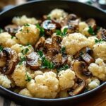Garlic Cauliflower Mushroom Skillet: A Healthy Delight for Dinner