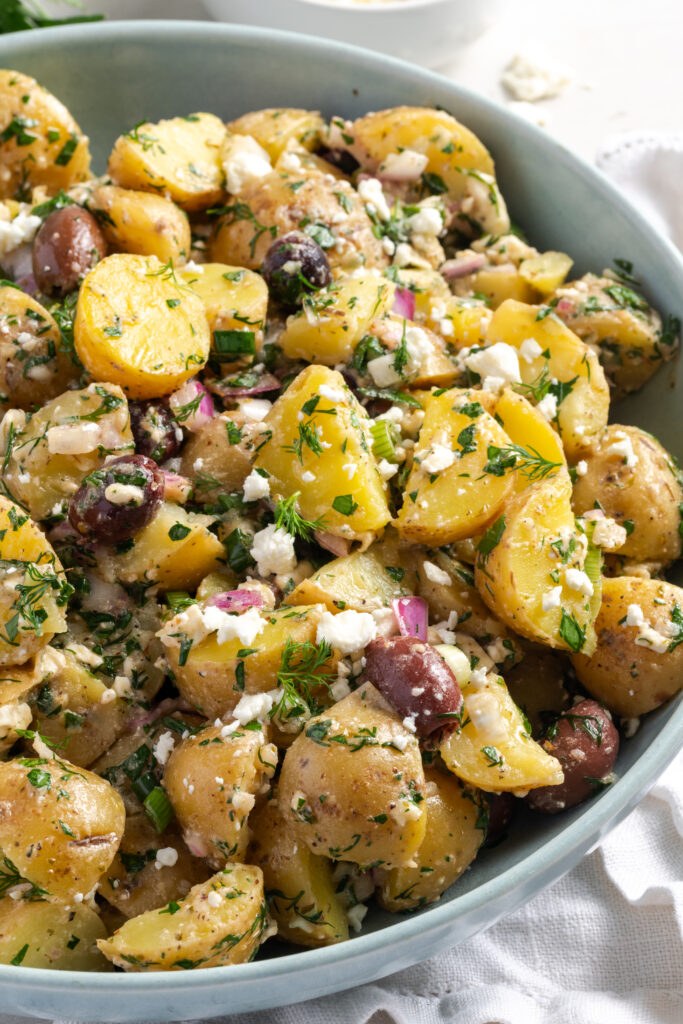 Greek Potato Salad - Wellness by Kay