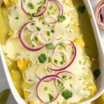 Green Chili Chicken Enchiladas - Wellness by Kay