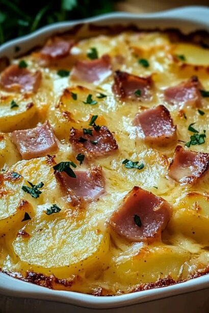 Ham and Potato Au Gratin: Cozy Comfort Food for Any Night