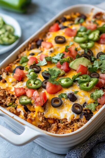 Healthy Taco Casserole