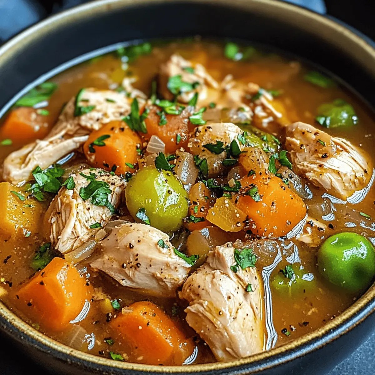Hearty Chicken and Vegetable Stew for Ultimate Comfort Cooking