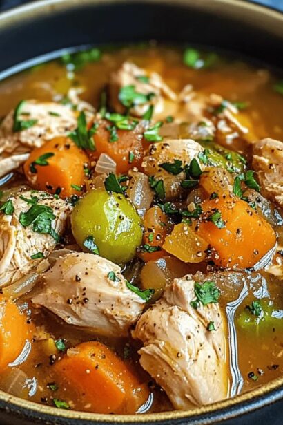 Hearty Chicken and Vegetable Stew for Ultimate Comfort Cooking