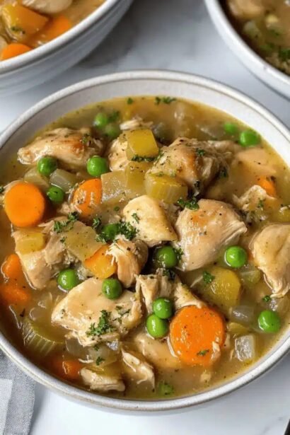 Hearty Slow Cooker Chicken Stew for Cozy Evenings