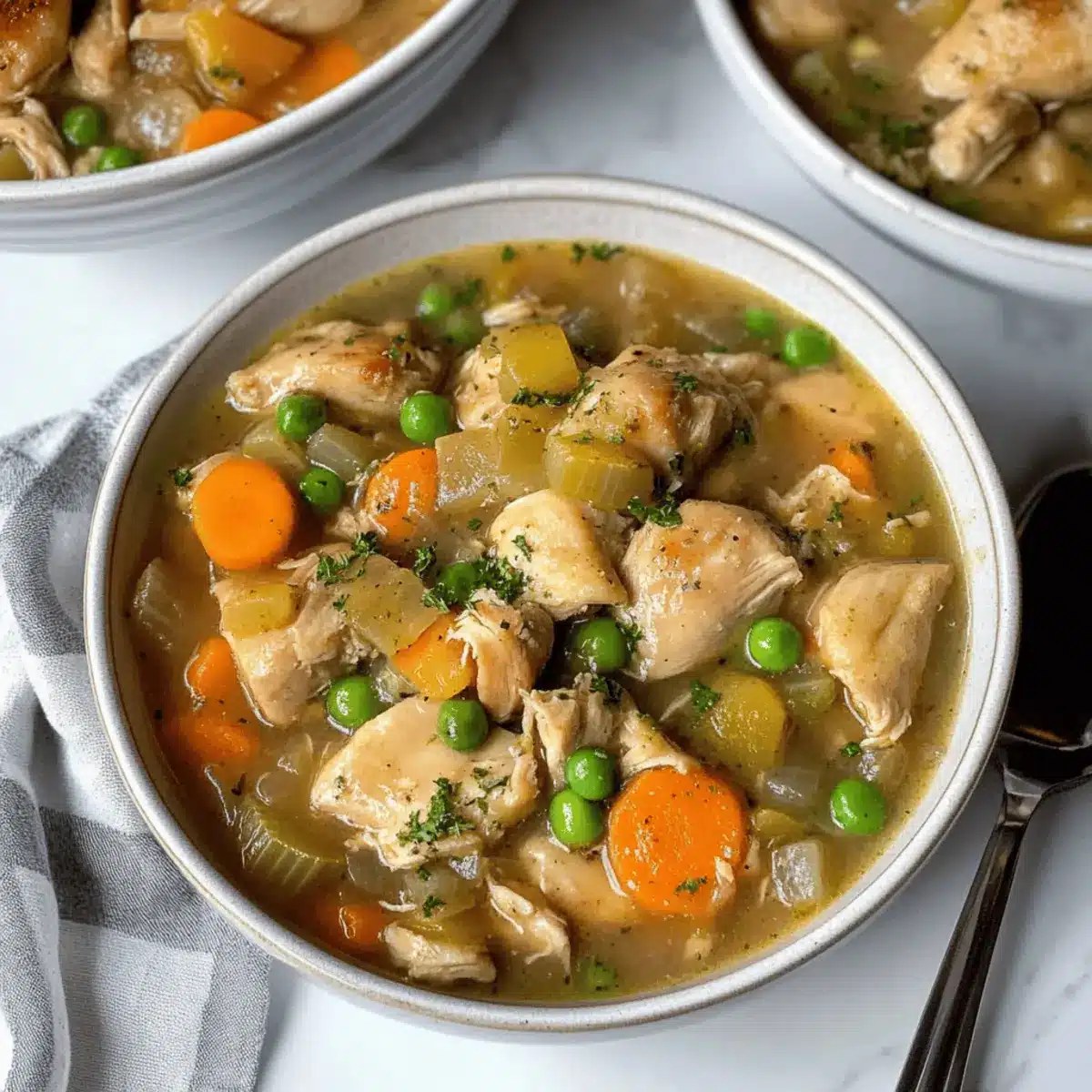 Hearty Slow Cooker Chicken Stew for Cozy Evenings