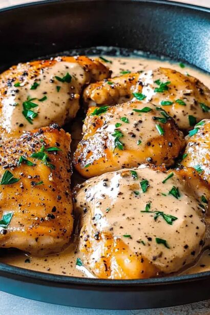 Heavenly Chicken au Poivre: Creamy French Comfort Food