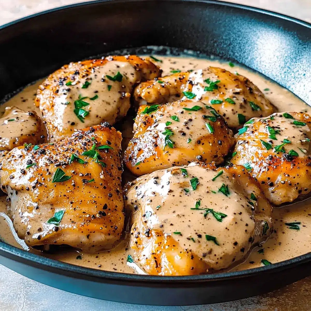 Heavenly Chicken au Poivre: Creamy French Comfort Food