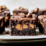 Indulge in Fudgy Peanut Butter Brownies - A Must-Try Treat!