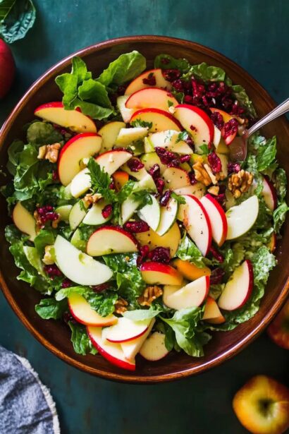 Irresistible Apple Salad with Maple Vinaigrette Magic