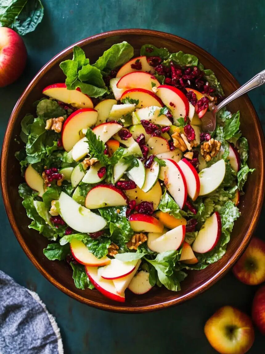 Irresistible Apple Salad with Maple Vinaigrette Magic