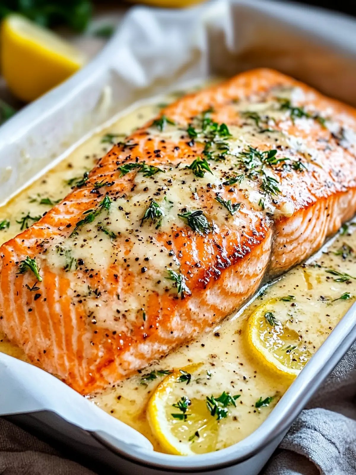 Irresistible Baked Boursin Salmon in 30 Minutes