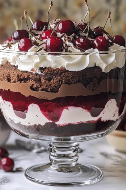 Irresistible Black Forest Trifle: Easy, No-Bake Dessert Magic