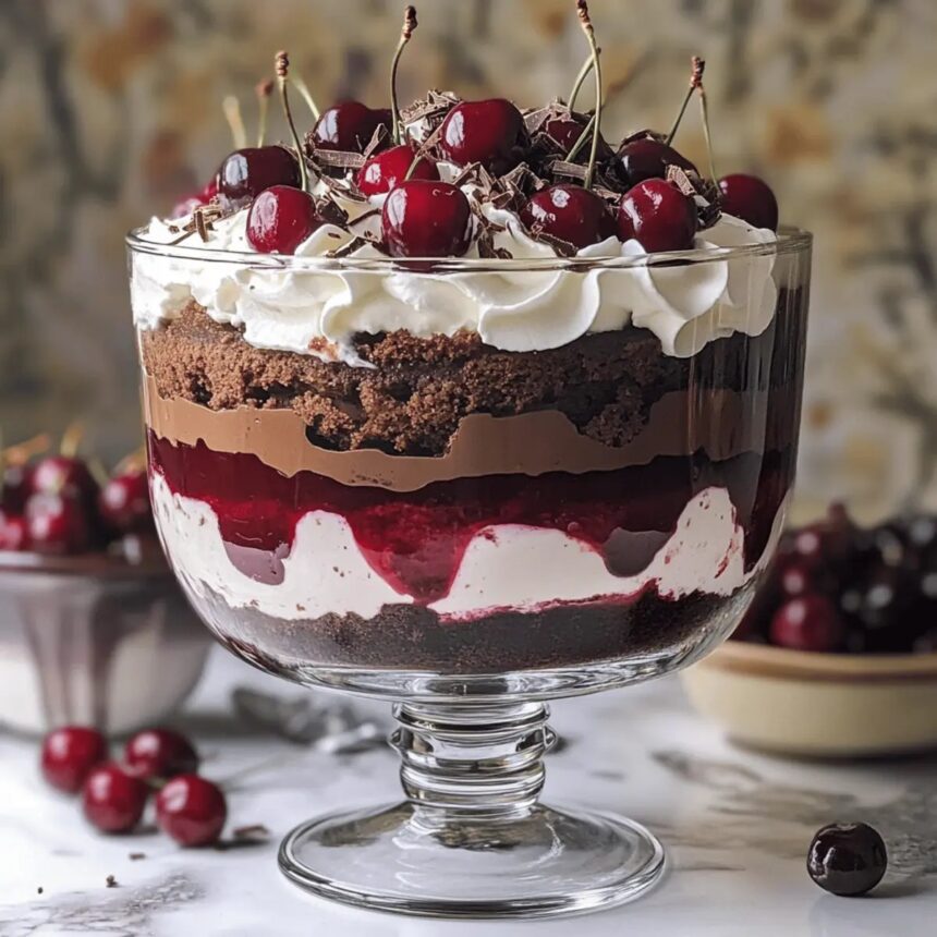 Irresistible Black Forest Trifle: Easy, No-Bake Dessert Magic