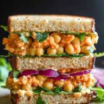 Irresistible Buffalo Chickpea Sandwich: A Quick Vegan Delight