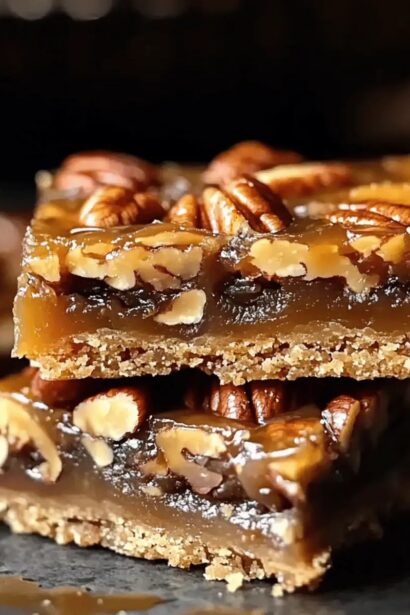 Irresistible Caramel Pecan Dream Bars for Sweet Cravings
