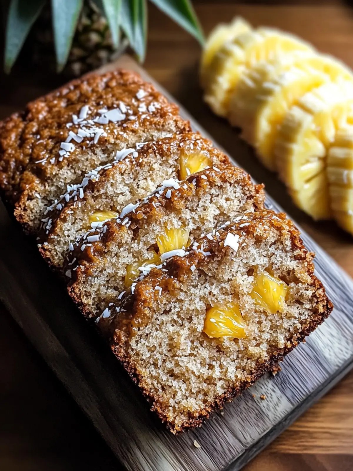 Irresistible Coconut Pineapple Banana Bread for Delicious Mornings