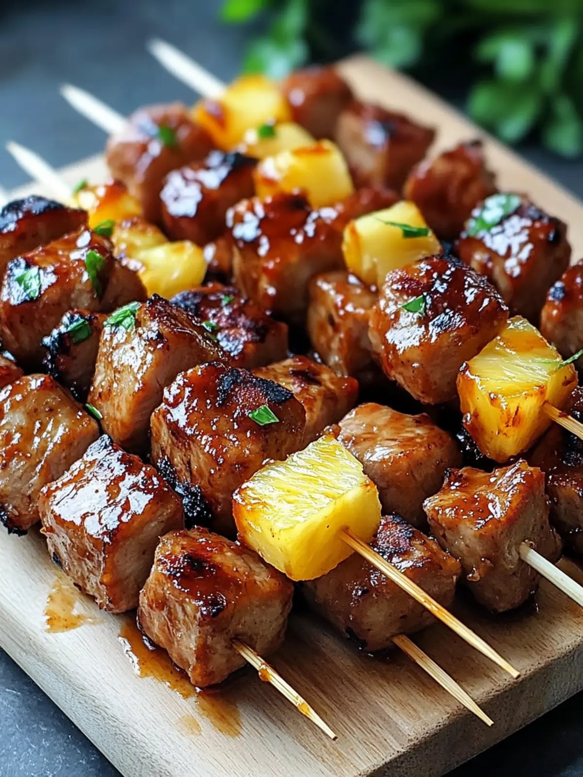 Irresistible Pineapple BBQ Pork Skewers: Quick Grilling Delight