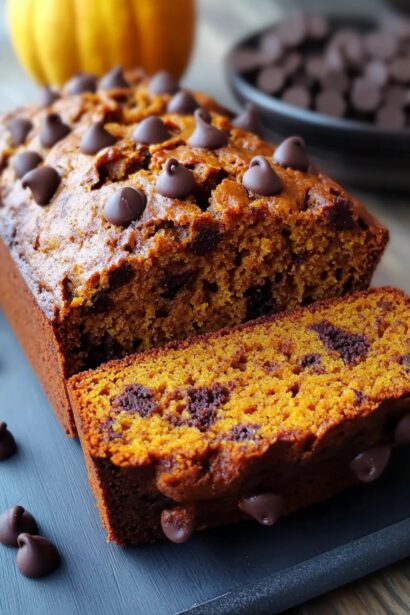 Irresistible Pumpkin Banana Bread with Chocolate Chips