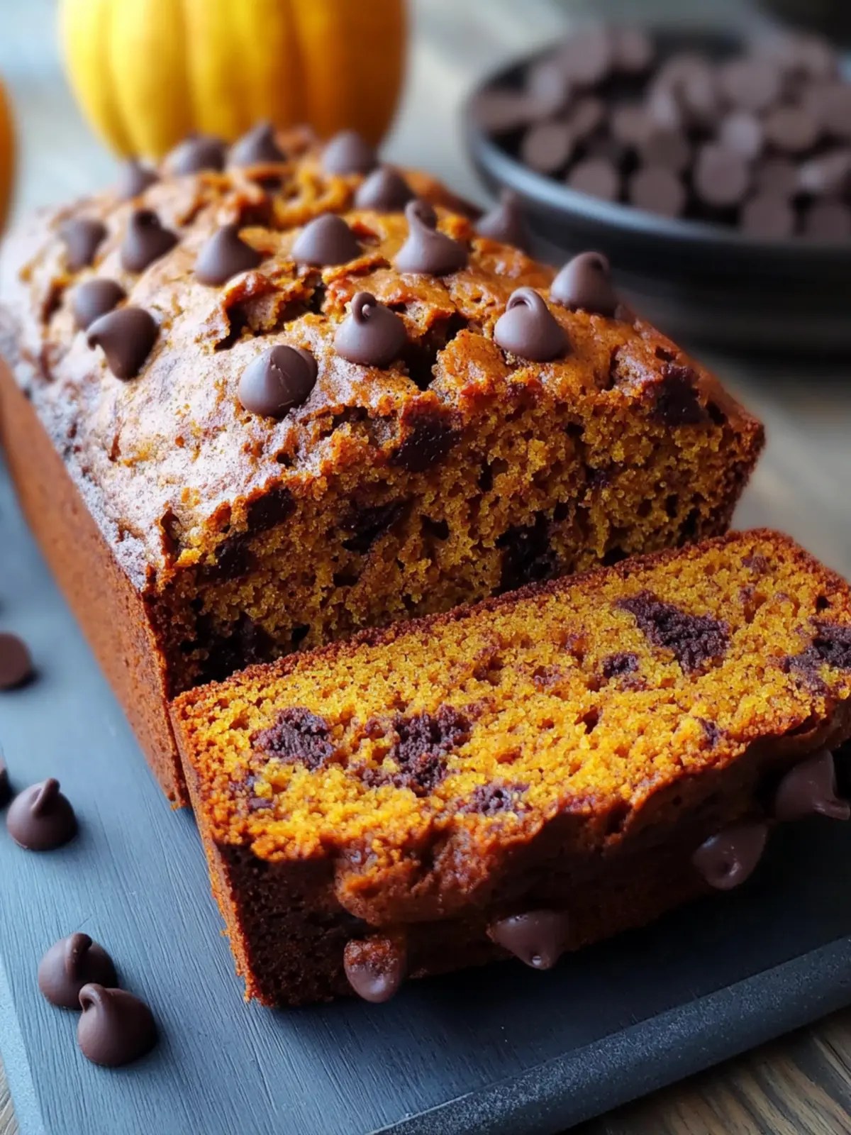 Irresistible Pumpkin Banana Bread with Chocolate Chips