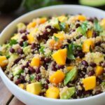 Irresistible Quinoa Black Bean Salad with Mango and Avocado