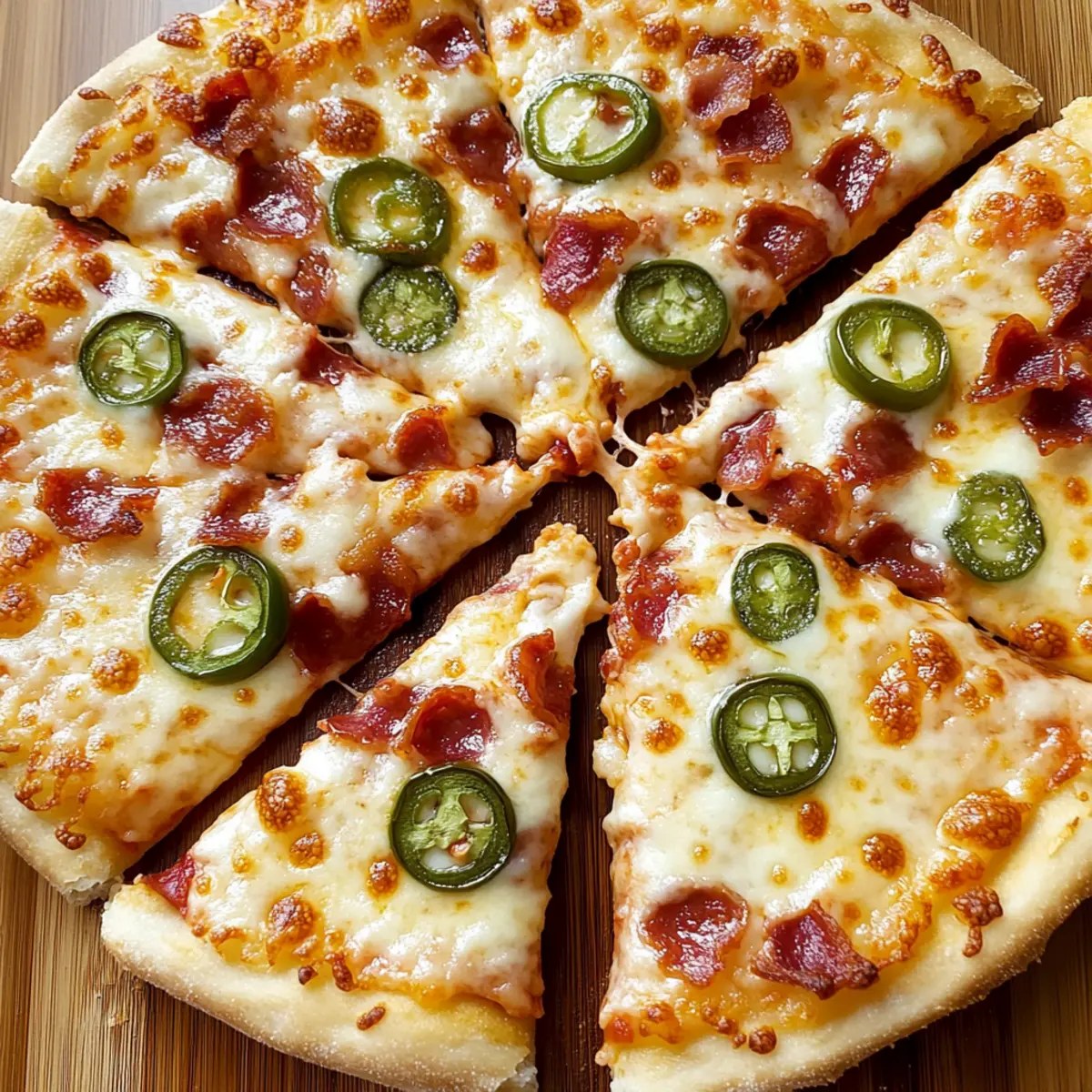 Irresistibly Cheesy Jalapeño Popper Pizza for Game Day Delight