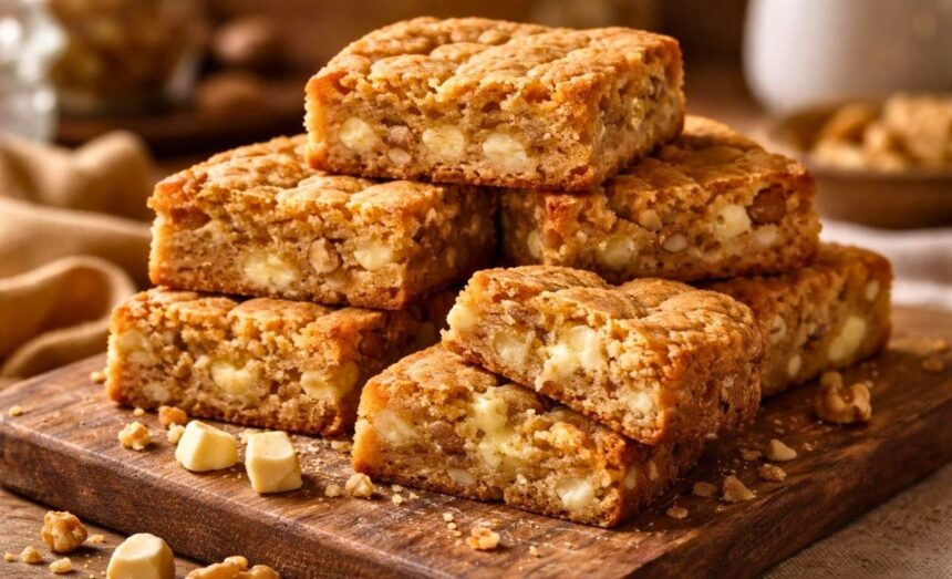 Mary Berry Blondie Recipe - Zoey Cooks