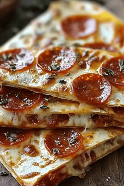 Melt-in-Your-Mouth Pepperoni Pizzadillas in 15 Minutes
