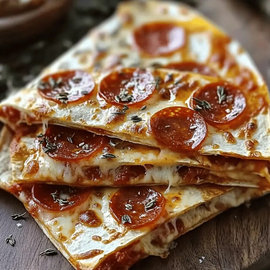 Melt-in-Your-Mouth Pepperoni Pizzadillas in 15 Minutes