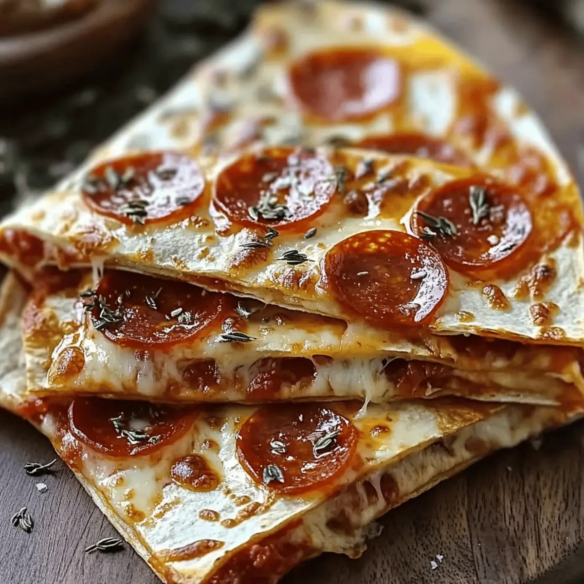 Melt-in-Your-Mouth Pepperoni Pizzadillas in 15 Minutes