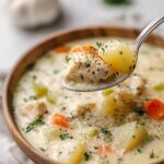 Mouthwatering Garlic Parmesan Chicken Soup - Homefoodkitchen