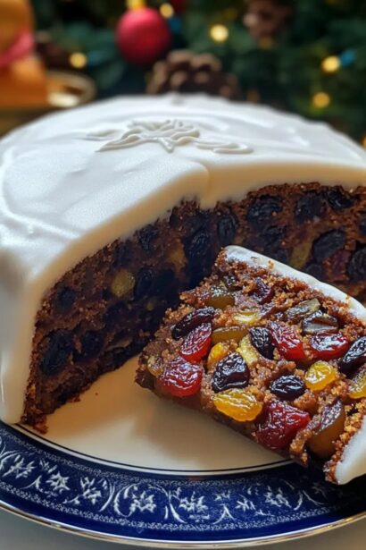 Old Fashioned British Christmas Cake: A Festive Family Tradition