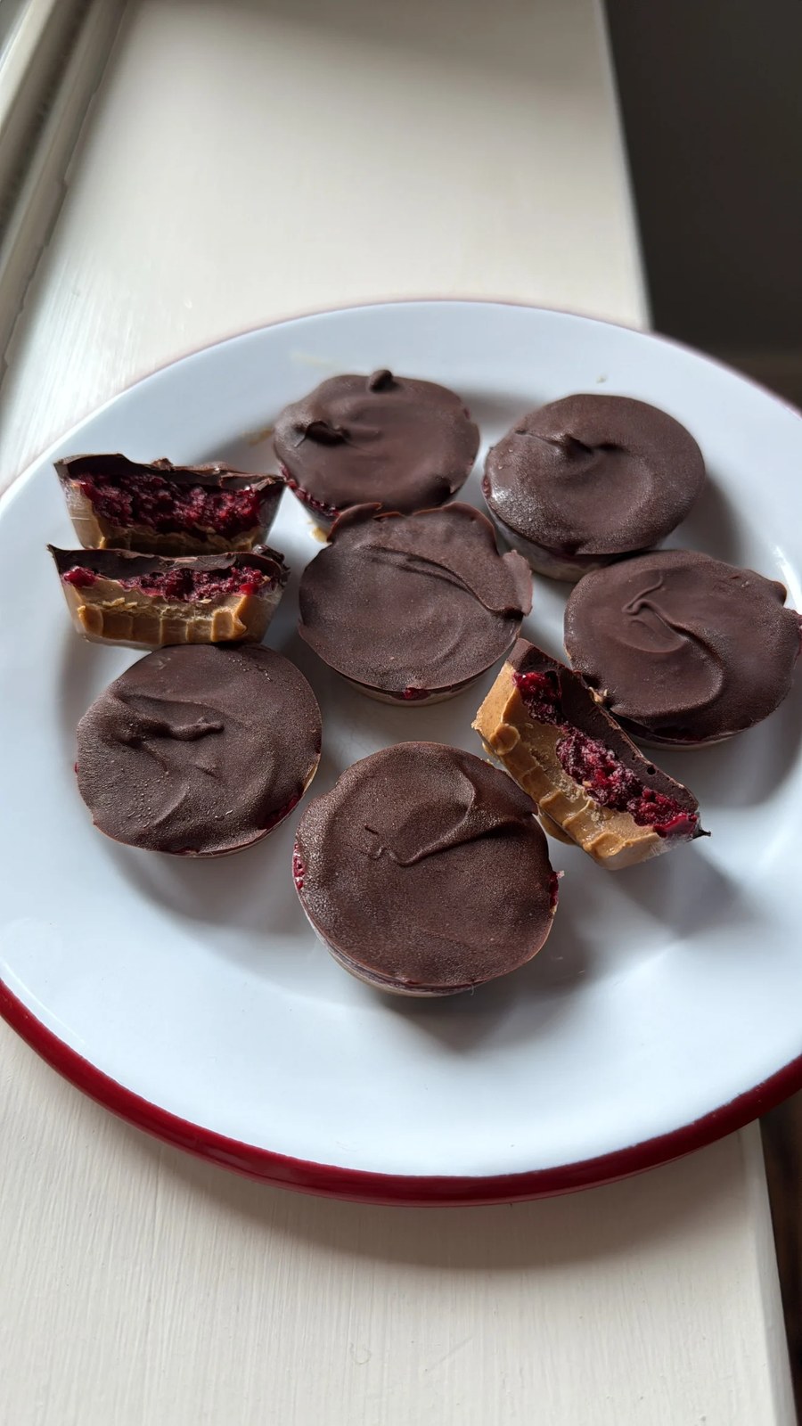Peanut Butter Chocolate Chia Jam Cups - Wellness by Kay