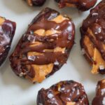 Peanut Butter Dark Chocolate Stuffed Dates - Wellness by Kay