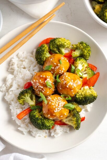 Pineapple Teriyaki Chicken Meatballs - Wellness by Kay