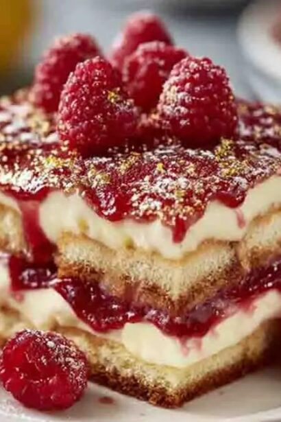 Raspberry Tiramisu Recipe (Easy No-Bake Dessert)