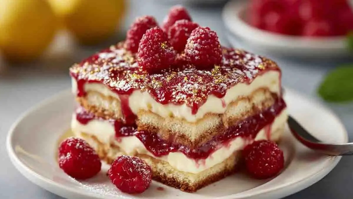 Raspberry Tiramisu Recipe (Easy No-Bake Dessert)