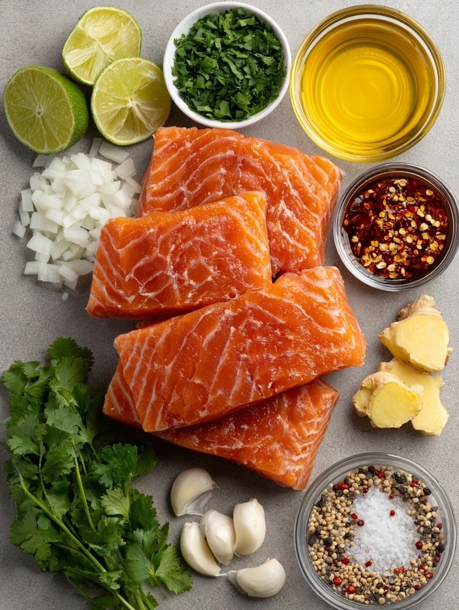Salmon Crudo with Soy Sesame Dressing Recipe