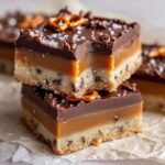 Salted Pretzel Chocolate Chip Cookie Dough Snickers Bars: Irresistible Treat