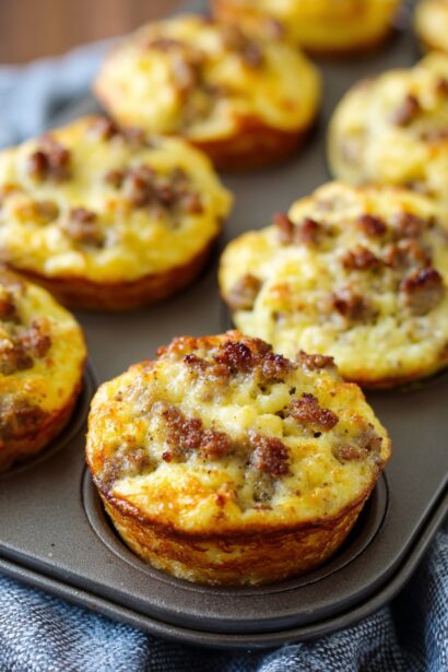Sausage Pancake Muffins - Breakfast Made Easy - Gela Recipes