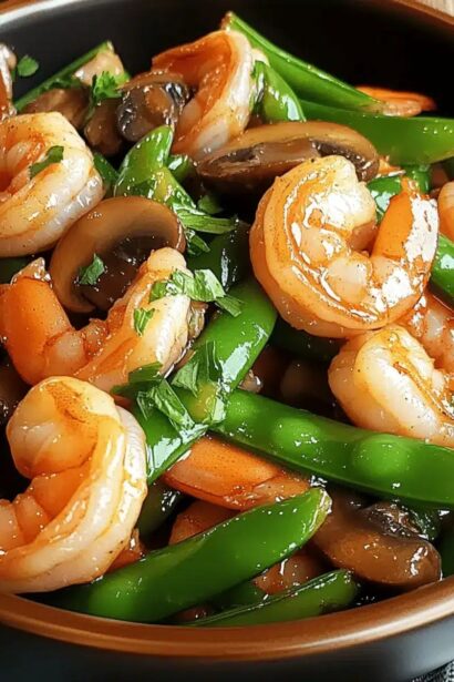 Savory Shrimp and Snow Pea Stir-Fry: Quick and Nutritious Magic