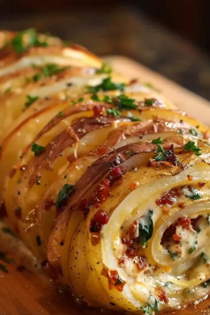 Scalloped Potato Roll That Melts Instantly