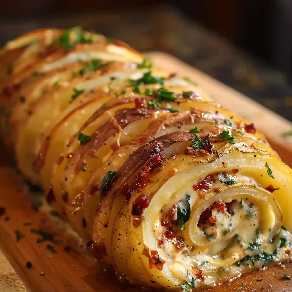 Scalloped Potato Roll That Melts Instantly