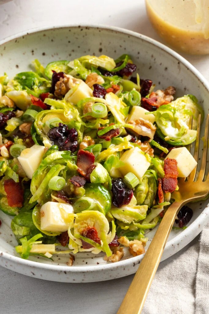 Shaved Brussels Sprouts Salad - Wellness by Kay