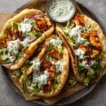 Sheet Pan Chicken Pitas with Herby Ranch - Snack On Meat