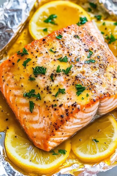 Sheet Pan Lemon Garlic Butter Salmon - Easy and Delicious Dinner