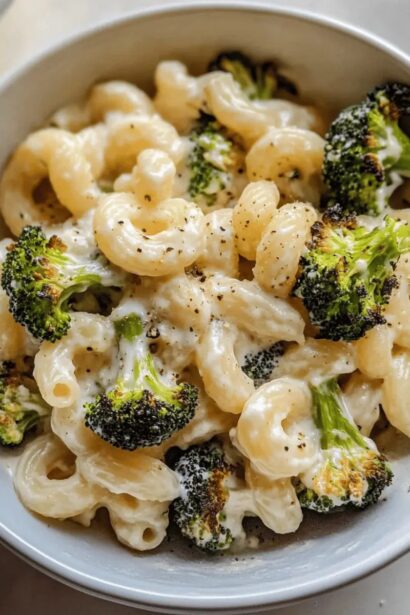 Skillet Ricotta Pasta with Roasted Broccoli for Cozy Nights