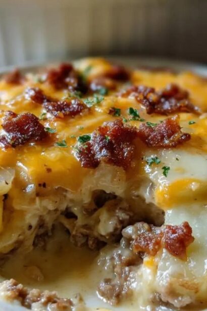 Slow Cooker Cowboy Potato Casserole